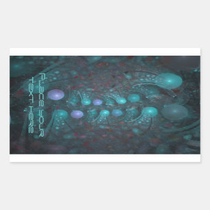 Sticker Rectangulaire Peau Alien 001