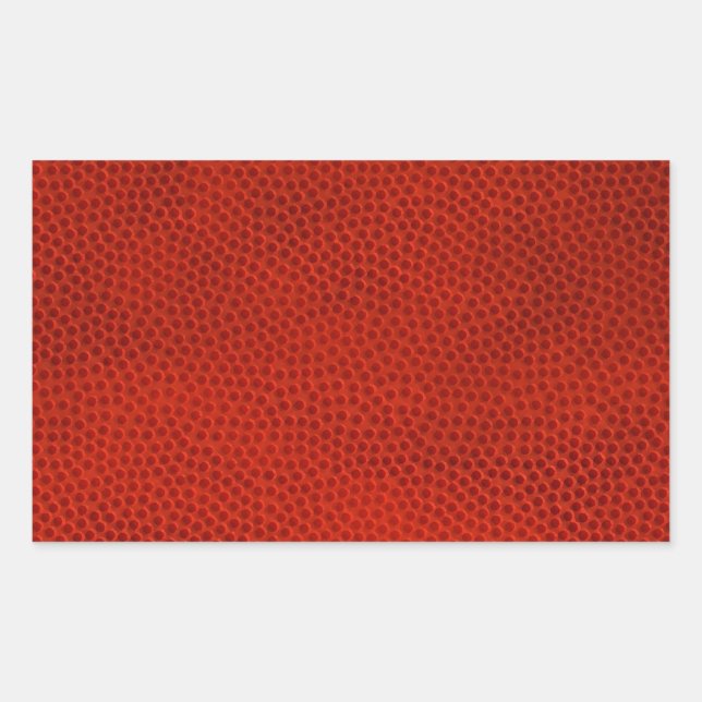 Sticker Rectangulaire Peau de texture de gros plan du basket (Devant)
