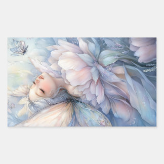 Sticker Rectangulaire Peony Of The Dawn