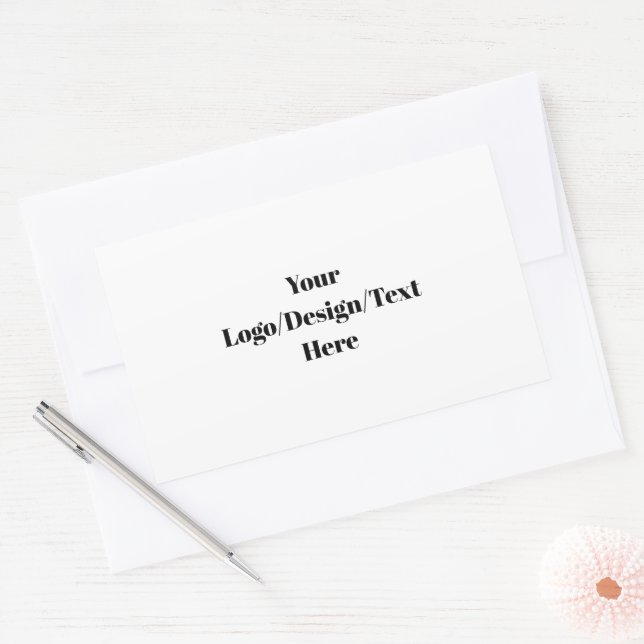 Sticker Rectangulaire Personnalisable (Enveloppe)