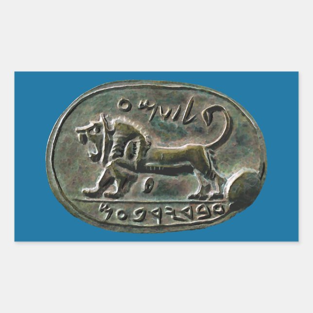 Sticker Rectangulaire Phoque Megiddo (Devant)