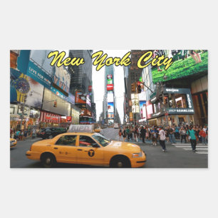 Sticker Rectangulaire Photo New York City Professional