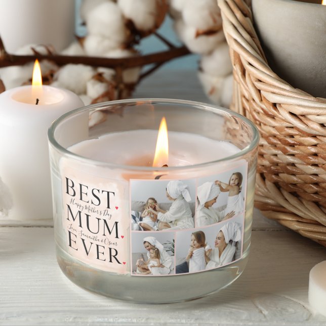 Sticker Rectangulaire Photo Pink Happy Mothers Day (Créateur téléchargé)