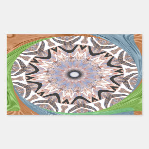 Sticker Rectangulaire Photographie d'Art Whirer africain