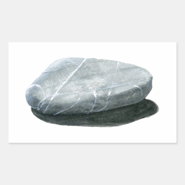 Sticker Rectangulaire Pierre (Devant)
