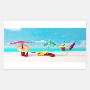 Sticker Rectangulaire Piment De La Mer