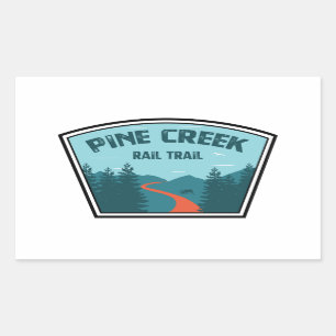 Sticker Rectangulaire Pine Creek Rail Trail