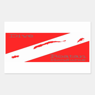 Sticker Rectangulaire Piqué Roatan