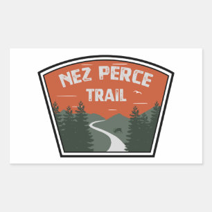 Sticker Rectangulaire Piste de Nez Perce