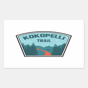 Sticker Rectangulaire Piste Kokopelli