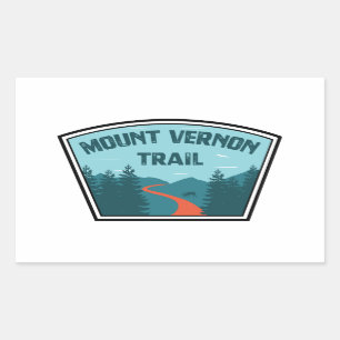 Sticker Rectangulaire Piste Mount Vernon