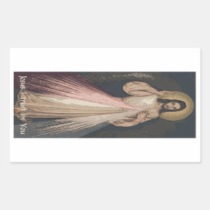 Sticker Rectangulaire Pitié divine