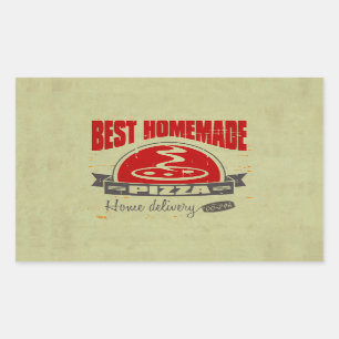 Sticker Rectangulaire Pizza