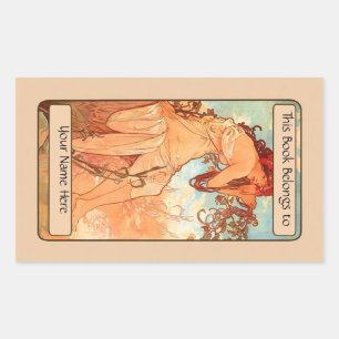 Sticker Rectangulaire Plaque