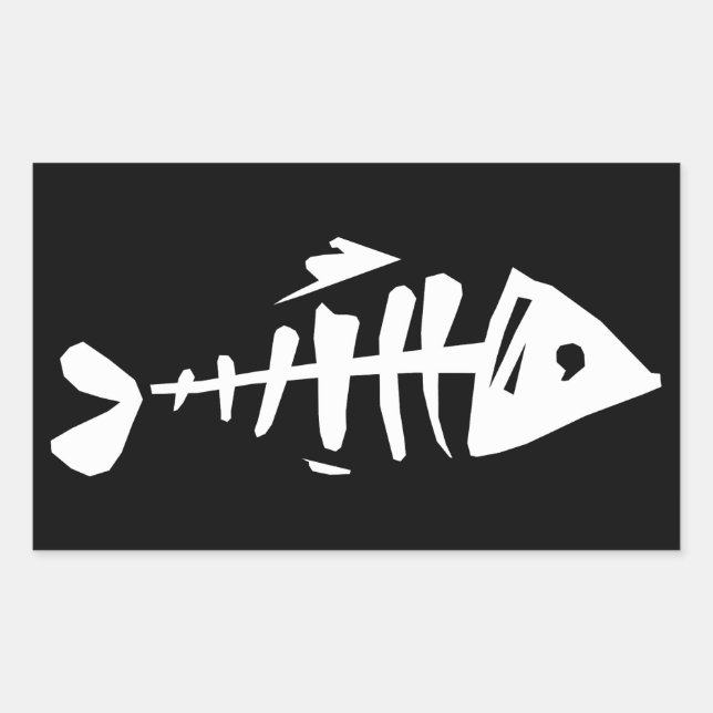 Sticker Rectangulaire Poissons (Devant)