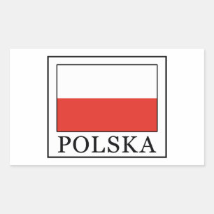 Sticker Rectangulaire Polska