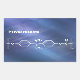 Sticker Rectangulaire Polycarbonate PC Lexan