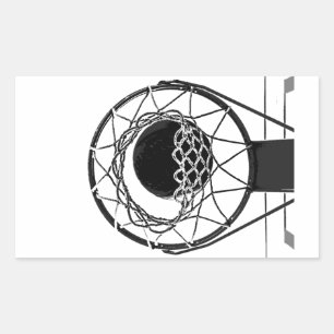 Sticker Rectangulaire Pop Art Basket