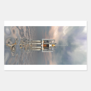 Sticker Rectangulaire Poste