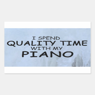 Sticker rectangulaire pour piano à temps de qualit