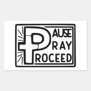 STICKER RECTANGULAIRE PRATIQUE DE LA PAUSE