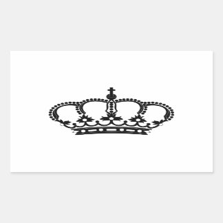 Sticker Rectangulaire Prince Royal Couronne Roi