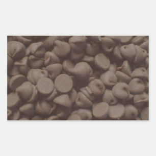 Sticker Rectangulaire Puce de chocolat