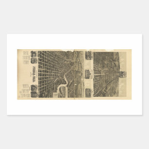 Sticker Rectangulaire Pueblo Colorado (1890)