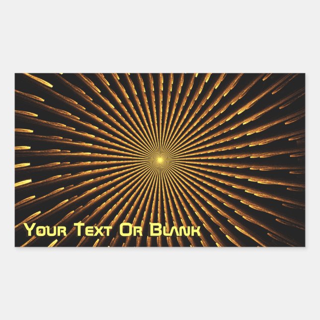 Sticker Rectangulaire Pulsar (Devant)