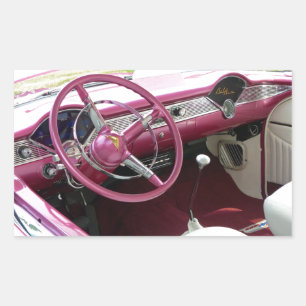 Sticker Rectangulaire Purple Chevy Bel Air