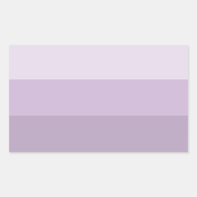 Sticker Rectangulaire Purple Ombre rayé (Devant)