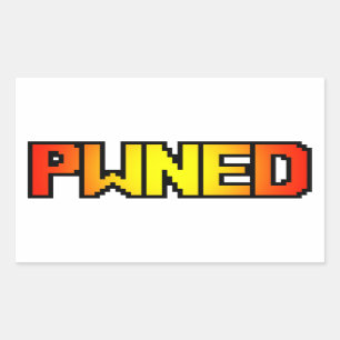 STICKER RECTANGULAIRE PWNED