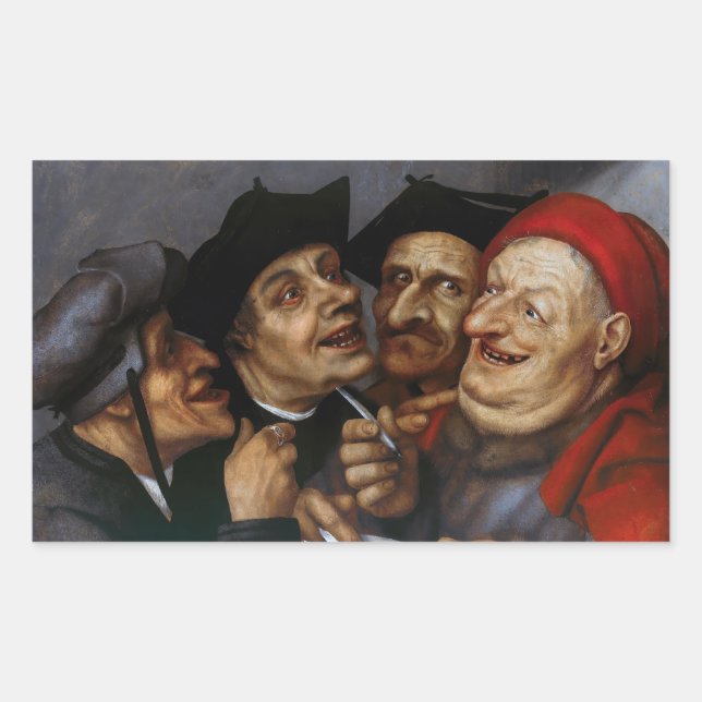Sticker Rectangulaire Quentin Matsys - Accord d'achat (Devant)