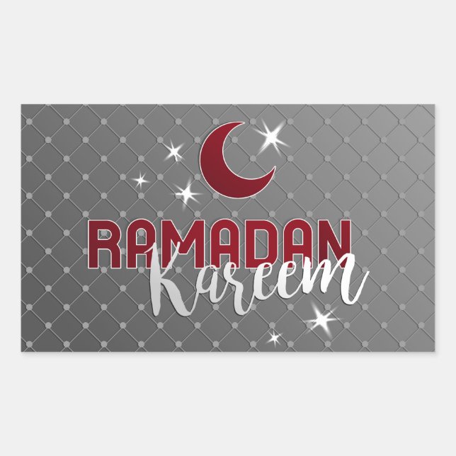 Sticker Rectangulaire Ramadan (Devant)