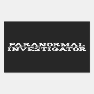 Sticker Rectangulaire Recherche paranormale Chasse aux fantômes