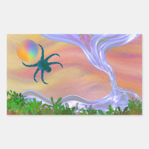 Sticker Rectangulaire Récupérer