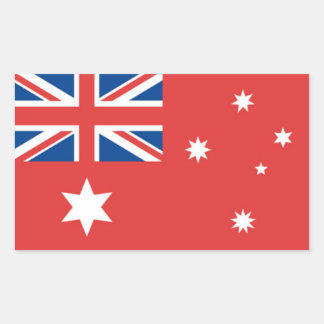 Sticker Rectangulaire Red Ensign australien
