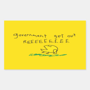 Sticker Rectangulaire REE SNEKRIGHT Gadsden Flag