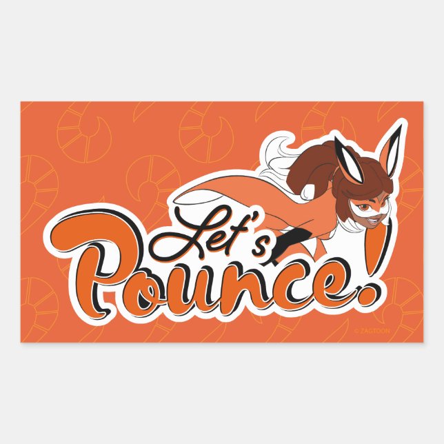 Sticker Rectangulaire Rena Rouge | Rebondissons (Devant)
