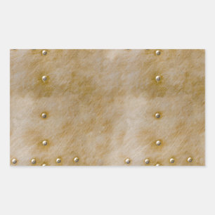 Sticker Rectangulaire Rivets de Steampunk