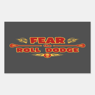 Sticker Rectangulaire Roll Dodge
