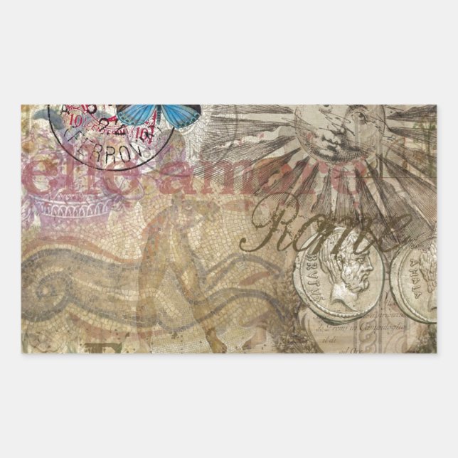 Sticker Rectangulaire Rome Italy Travel Vacation (Devant)