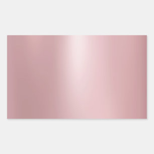 Sticker Rectangulaire Rose Gold Glamor Blank Elegant Moderne Modèle