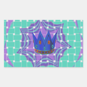 Sticker Rectangulaire Royal simple