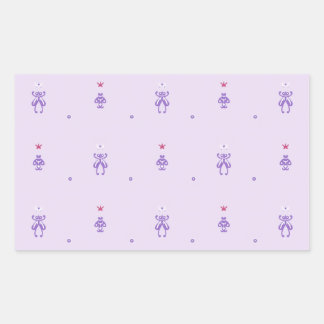 Sticker Rectangulaire Runes de la Fée Lavande