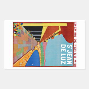 Sticker Rectangulaire Saint Jean de Luz