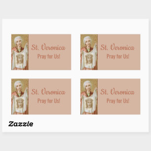 Sticker Rectangulaire Saint-Veronica de Jérusalem (JM 60)