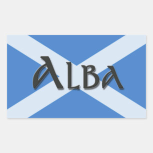 Sticker Rectangulaire Saltire alba