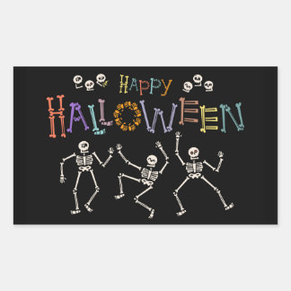Sticker Rectangulaire Salutations d'Halloween