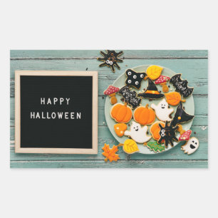 Sticker Rectangulaire Salutations d'Halloween